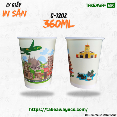 Ly Giấy In Sẵn Họa Tiết